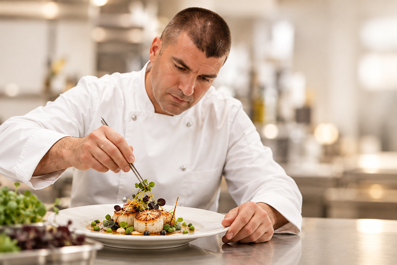 Chef Dragomir priprema jelo
